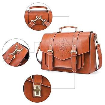 ECOSUSI 女性用　ブリーフケース Amazon.com | ECOSUSI Women's Briefcase Vegan Leather 15.6